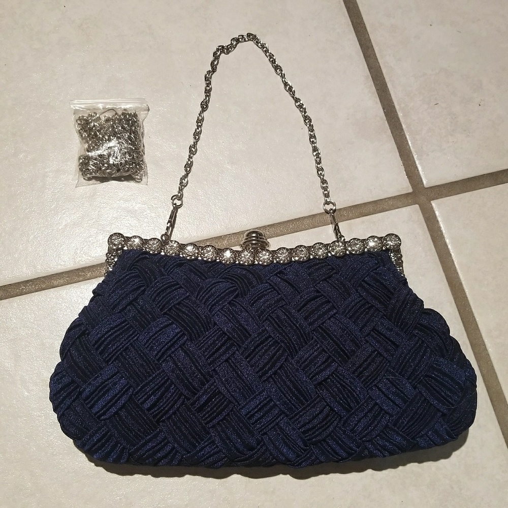 NWOT Dark Blue/Navy Clutch or Small Purse